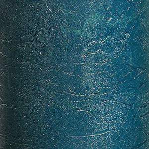 Bolsius Turquoise Metallic Rustic Pillar Candle