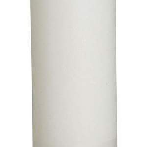 Pillar candle rustic white