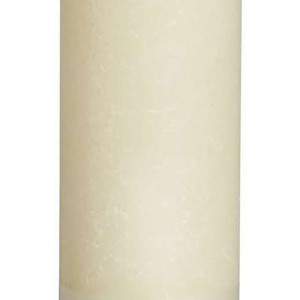 Bougie rustique de pilier ivoire
