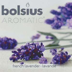 Fragrance candle french lavender bolsius
