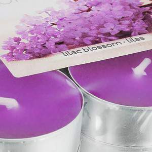 Luzes de chá de fragrância de flor lilás