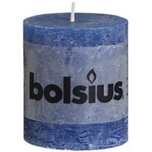 NAVY BLUE RUSTIC CANDLE 80 68