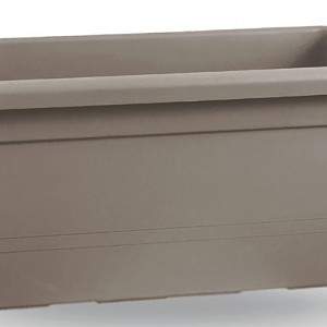 Rectangular planter Anthea 60 cm color Havana detail