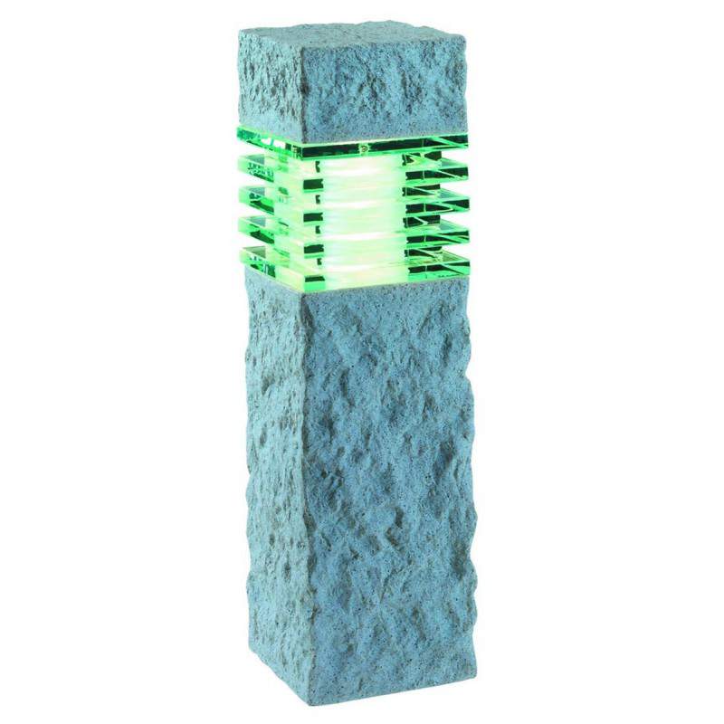 Stone effect garden led lamp