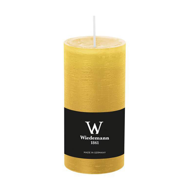Rustic Candle Yellow 42 h