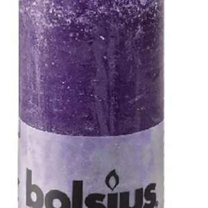 Rustic purple candle 130/68 mm 46h