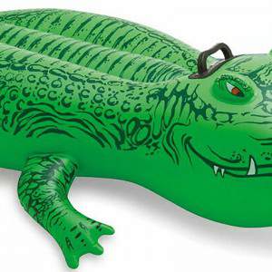 Opblaasbare berijdbare alligator