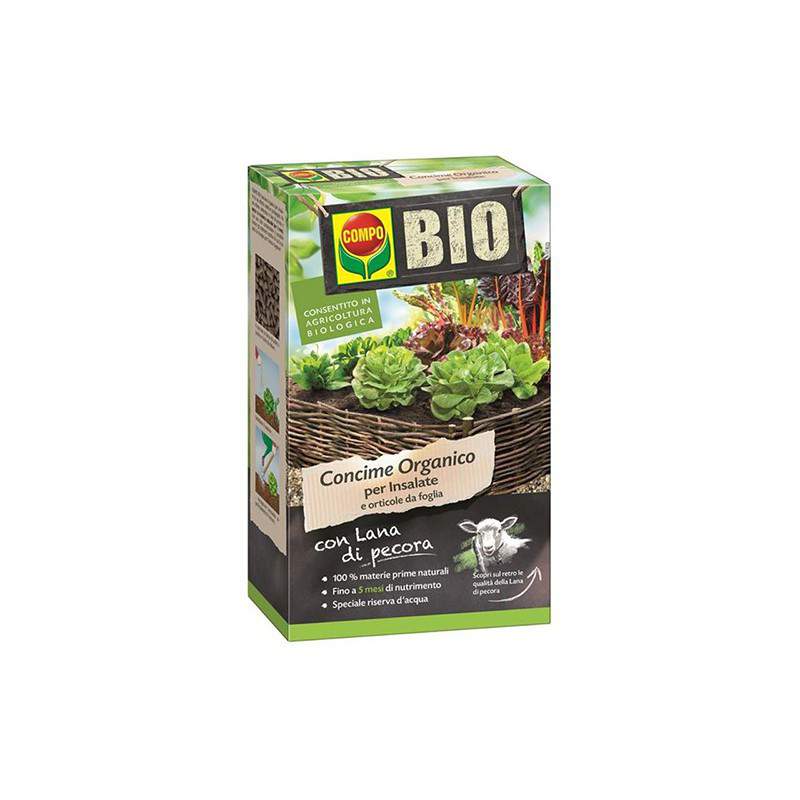 COMPO BIO SCHAPENWOLLEN SALADE 750GR COMPO BIO SCHAPENWOLLEN SALADE 750GR