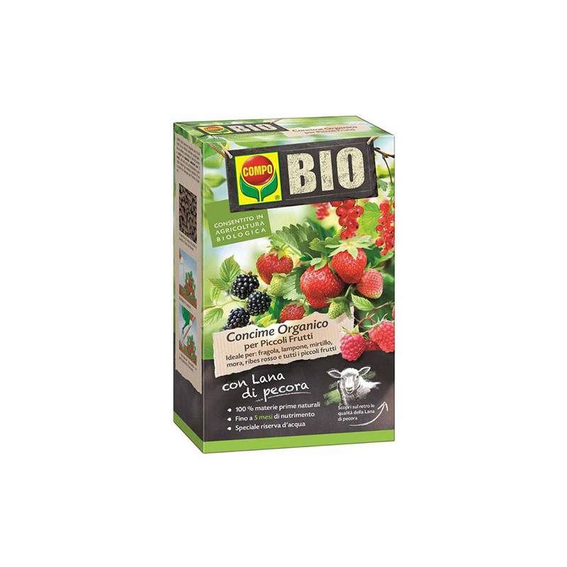 COMPO BIO SHEEP WOOL SMALL FRUITS 750G