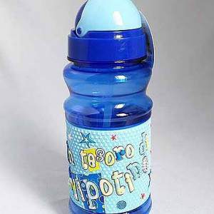Bebé deportivo botella de agua de fantasía de plástico