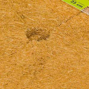 Disc for mulching store in coconut fiber