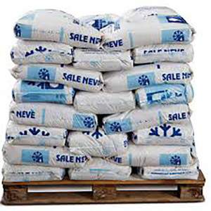 Cristales de Sal Puros y Secos tamaño Completo Bolsa de 25 kg Safe Road Sal de Roca para descongelar Caminos y Caminos de Nieve y Hielo 