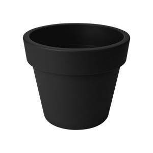 vase green basics top planter 47cms living black