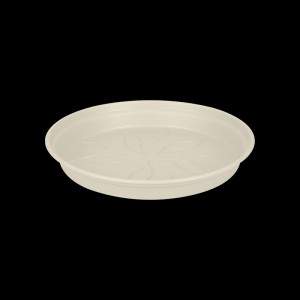 GREEN BASICS SAUCER 17CM COTTON WHITE