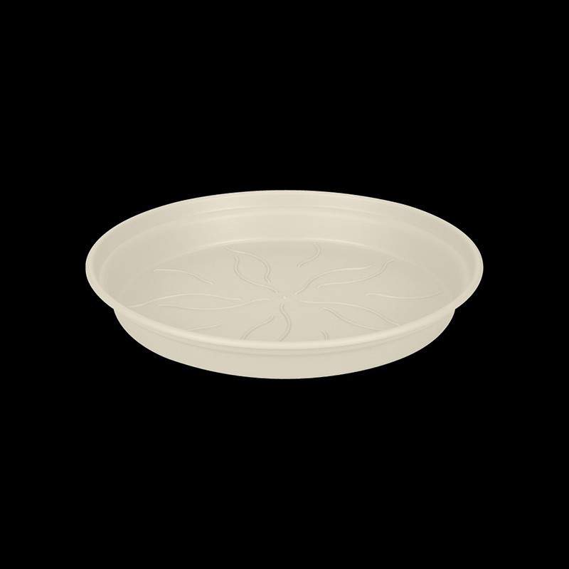 GREEN BASICS SAUCER 17CM COTTON WHITE