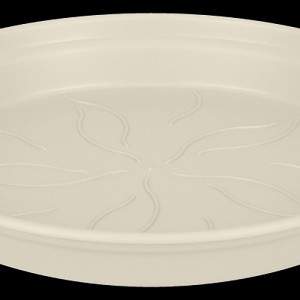 GREEN BASICS SAUCER 17CM COTTON WHITE