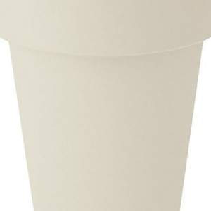 GREEN BASICS TOP PLANTER HIGH 35CM COTON BLANC