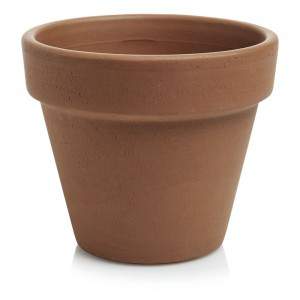 12cm TERRACOTTA STANDARD VASE