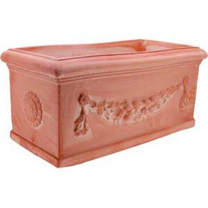 CASSETTA IN TERRACOTTA FESTONATA 41cm