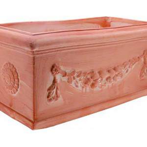 Garden one cassette festone vase terracotta planter