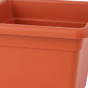 Vaso quadrado 22 cm TERRACOTTA