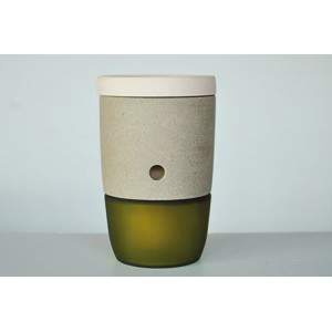 MODULAR VASE D19 P&amp;P GREEN