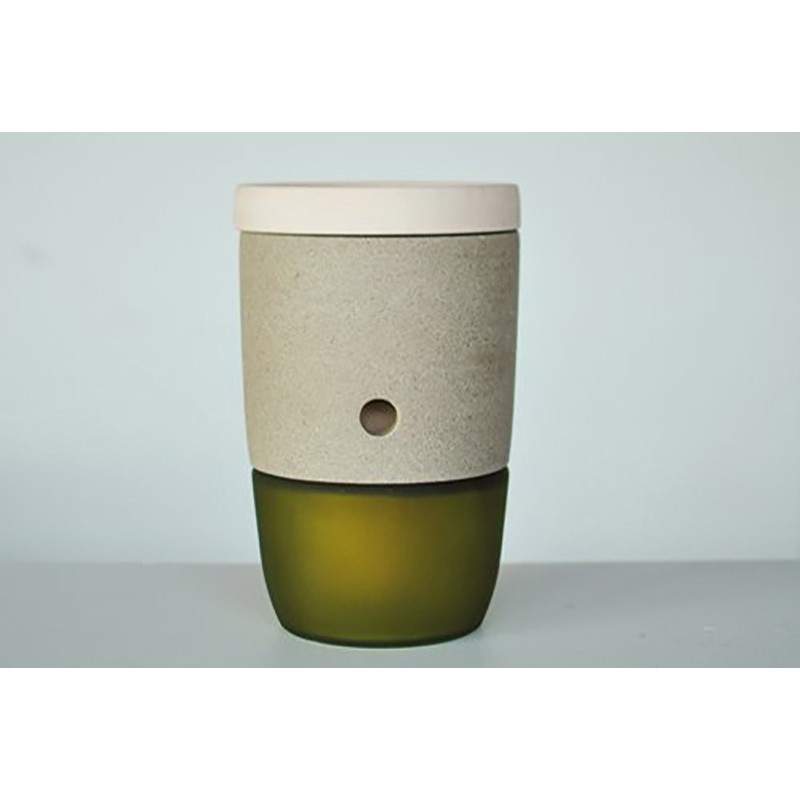 MODULAR VASE D19 P&P GREEN MODULAR VASE D19 P&P GREEN