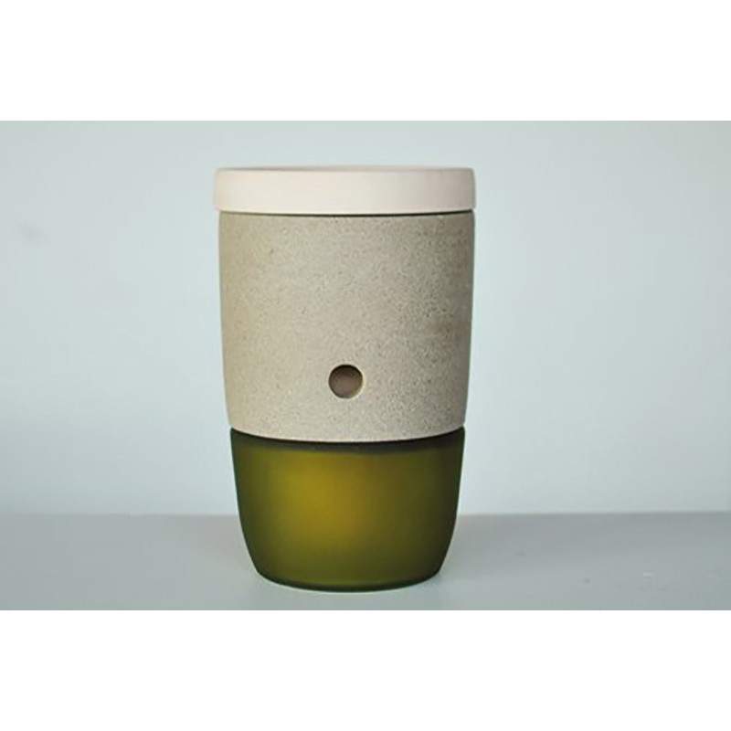 MODULAR VASE D19 P&P GREEN