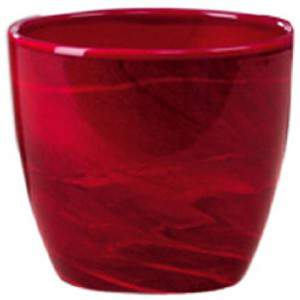 920 28 COVERPOT RED MARBLE