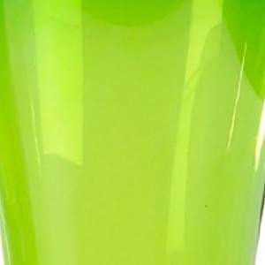 Clear green vase