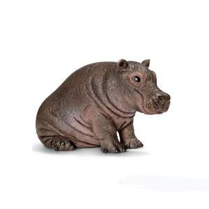 Schleich hippopotamus calf toy figure