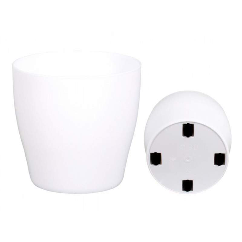 VASO LIVING 30 CM with WHITE RULLI VASO LIVING 30 CM with WHITE RULLI