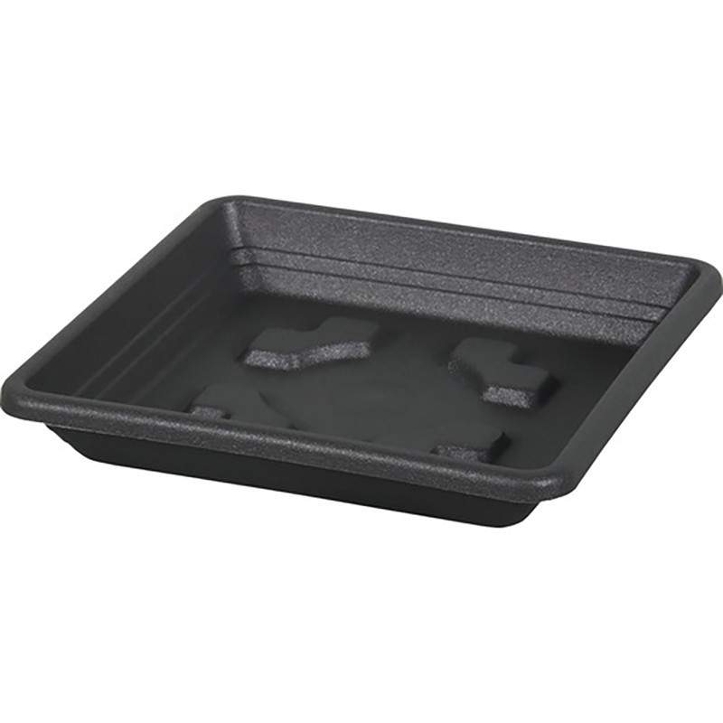 Sottovaso quadrato 16 cm ANTRACITE