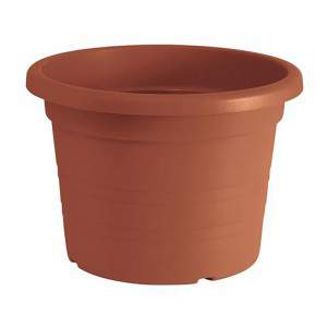 Vaso de cilindro de 40 cm TERRACOTTA de diâmetro