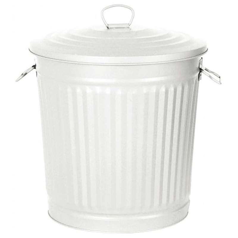 WHITE 35LT BIN