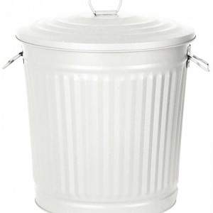 WHITE 35LT BIN