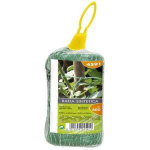 GROENE KUNSTSTOF RAFFIA SPOEL 400MT