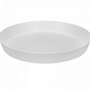 Elho urban loft round white saucer