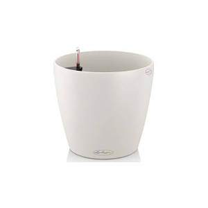 Lechuza Color Classico 35 cm Gladde Witte Zelf Watergevende Ronde Planter