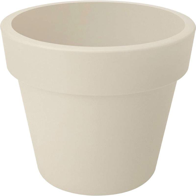 GREEN BASICS TOP PLANTER 23CM COTTON WHITE