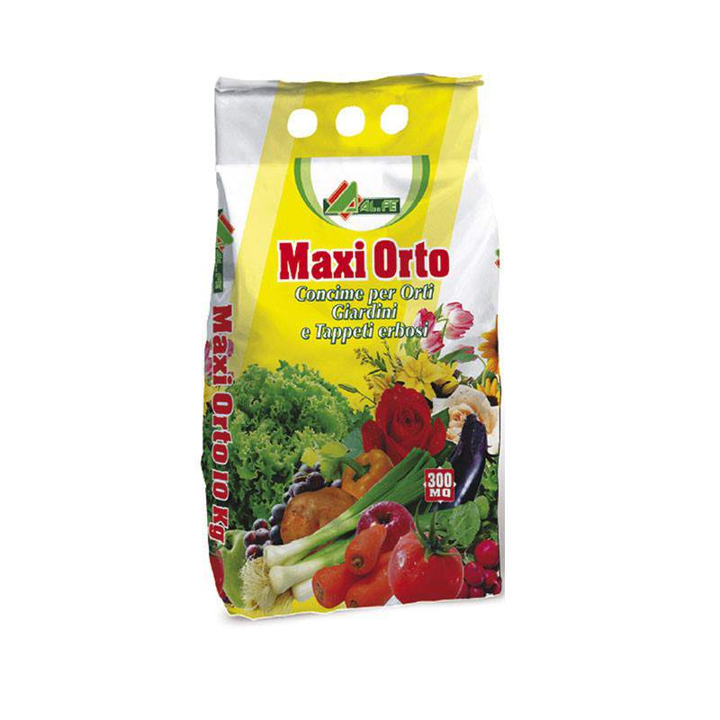CONCIME MAXI ORTO PER ORTO, GIARDINI E TAPPETI ERBOSI CONCIME MAXI ORTO PER ORTO, GIARDINI E TAPPETI ERBOSI