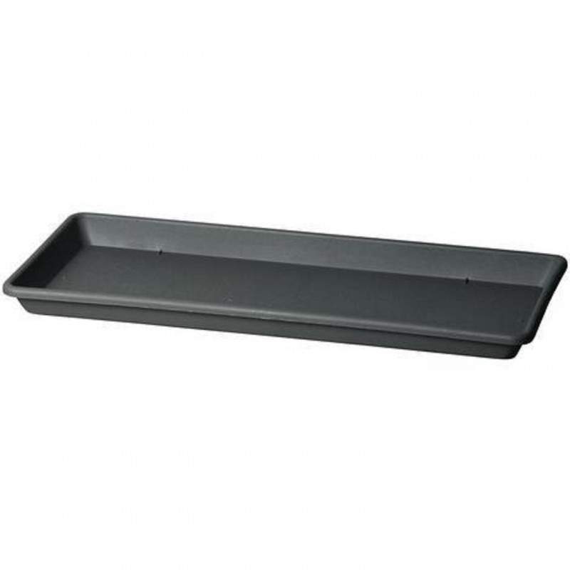 DECOR SAUCER FLOWER BOX cm 102 ANTHRACITE