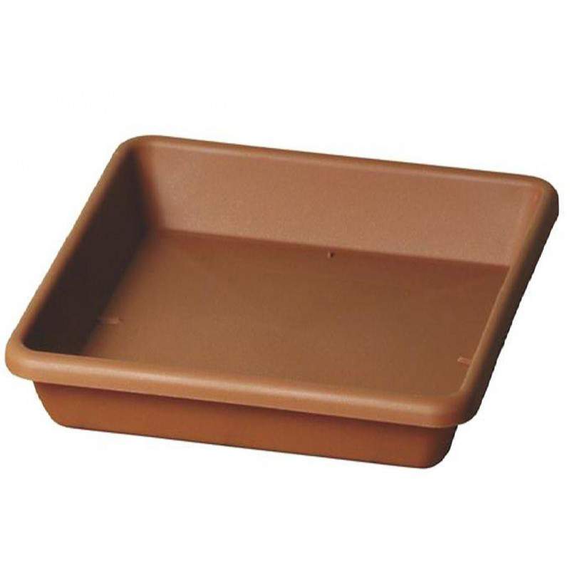 Sottovaso quadrato 55 cm TERRACOTTA linea Decor Sottovaso quadrato 55 cm TERRACOTTA linea Decor