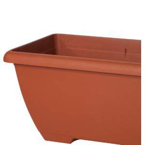 Balconetta MIDI cm 28 Terracotta con sottocassetta dettaglio