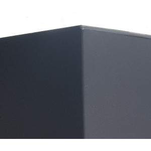 Planter GENESIS 100cm HIGH ANTHRACITE square detail