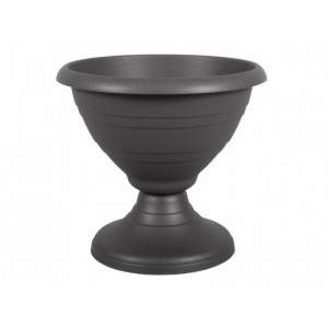 BELL FLOWER BOX ANTHRACITE  39cm with Pedestal