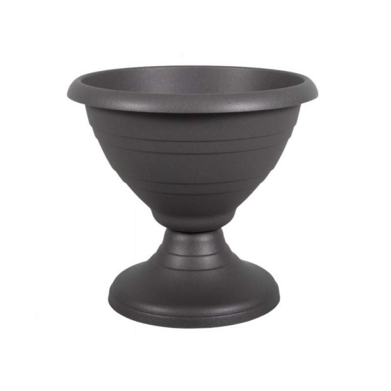 BELL FLOWER BOX ANTHRACITE 39cm with Pedestal BELL FLOWER BOX ANTHRACITE 39cm with Pedestal