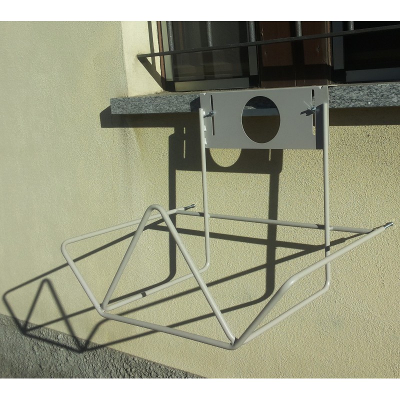 Windowsill pot holder with adjustable hook system 60 cm anthracite Windowsill pot holder with adjustable hook system 60 cm anthracite