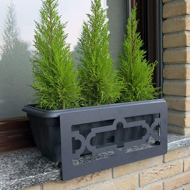 VaseAsco Arabessco anthracyte en relief VaseAsco Arabessco anthracyte en relief