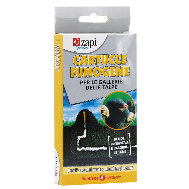 ZAPI CARTUCCE FUMOGENE TALPE 4pz ZAPI CARTUCCE FUMOGENE TALPE 4pz